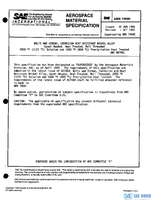SAE AMS7469D PDF
