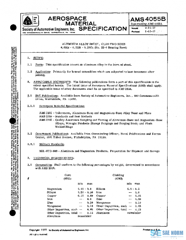 SAE AMS4055B PDF