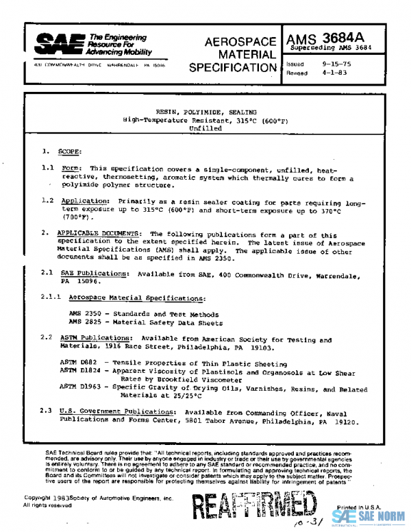 SAE AMS3684A PDF