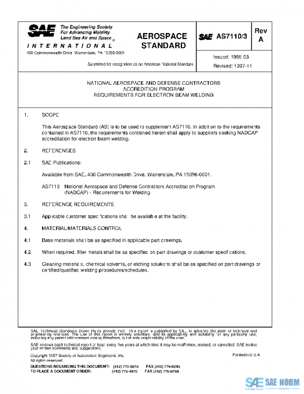 SAE AS7110/3A PDF