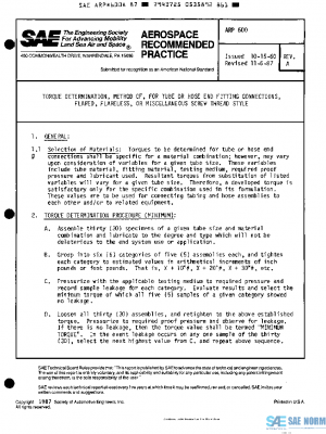 SAE ARP600A PDF