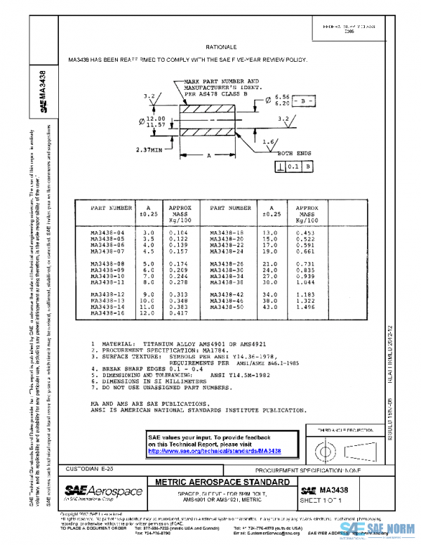 SAE MA3438 PDF SAE MA3438 PDF
