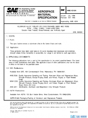 SAE AMS4319A PDF