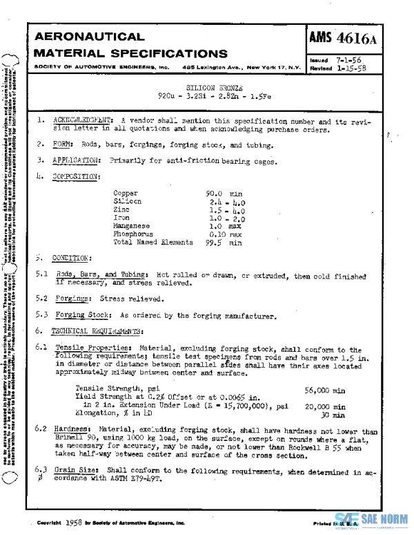 SAE AMS4616A PDF SAE AMS4616A PDF
