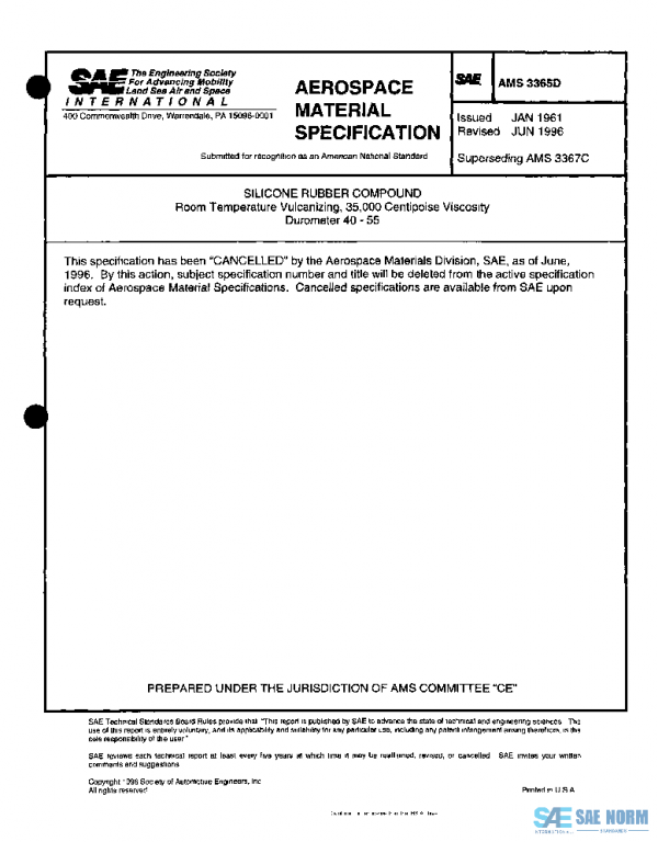 SAE AMS3365D PDF