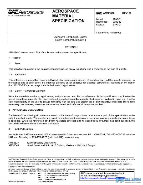 SAE AMS3690C PDF
