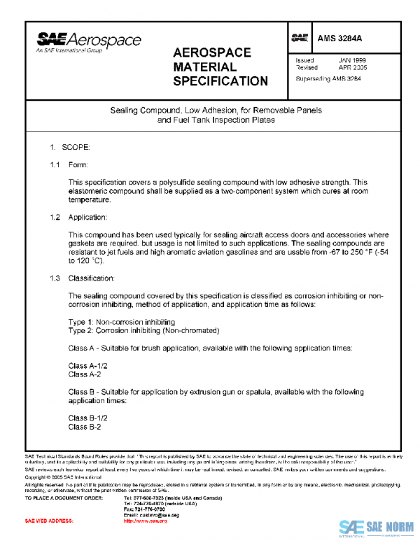 SAE AMS3284A PDF