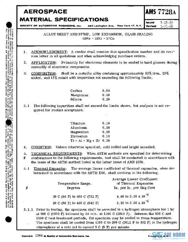SAE AMS7728A PDF SAE AMS7728A PDF