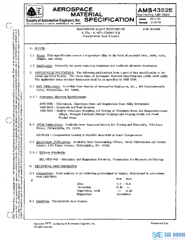 SAE AMS4352E PDF