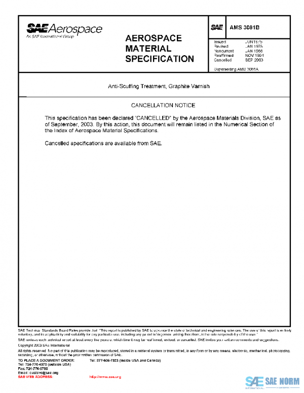 SAE AMS3081B PDF