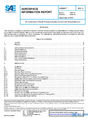 SAE AIR6291A PDF SAE AIR6291A PDF