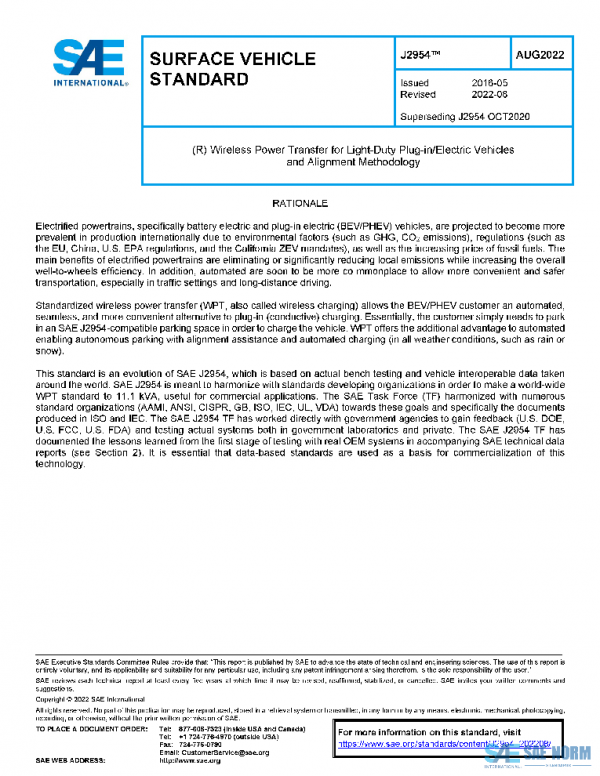 SAE J2954_202208 PDF