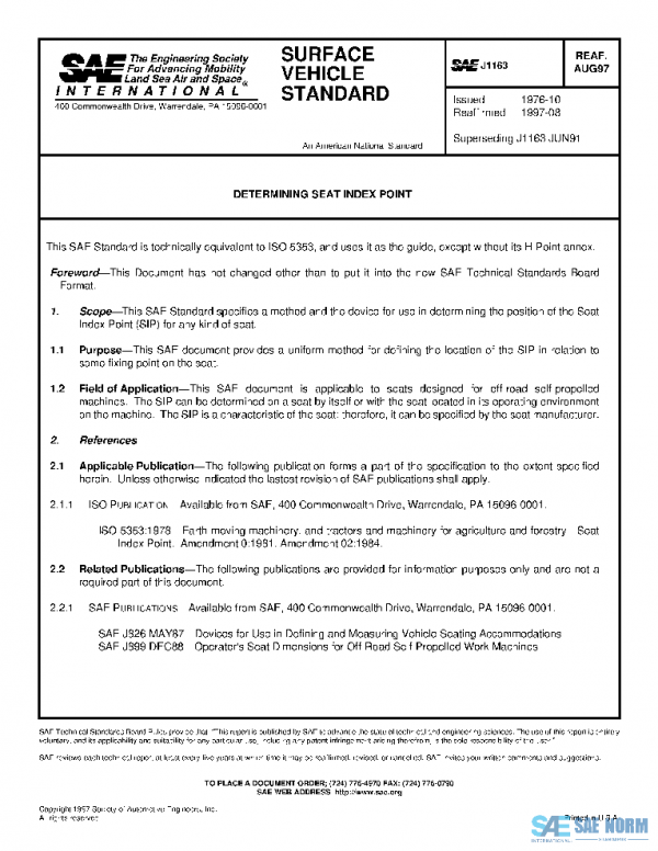 SAE J1163_199708 PDF SAE J1163_199708 PDF