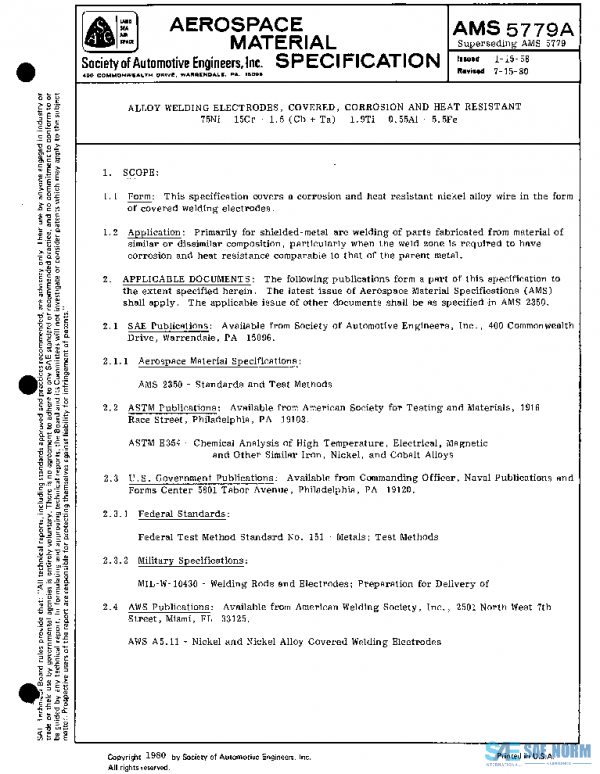 SAE AMS5779A PDF