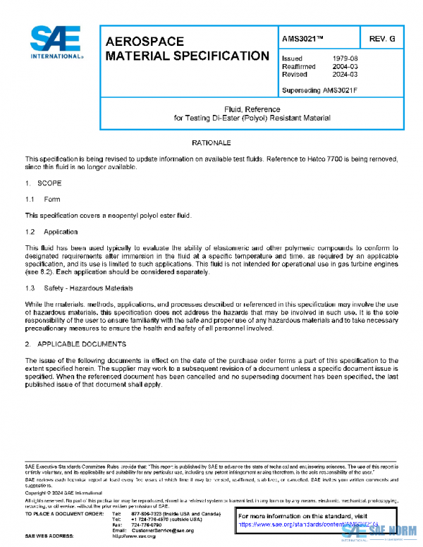 SAE AMS3021G PDF