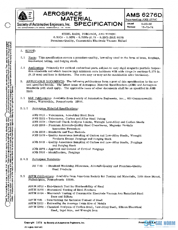SAE AMS6276D PDF