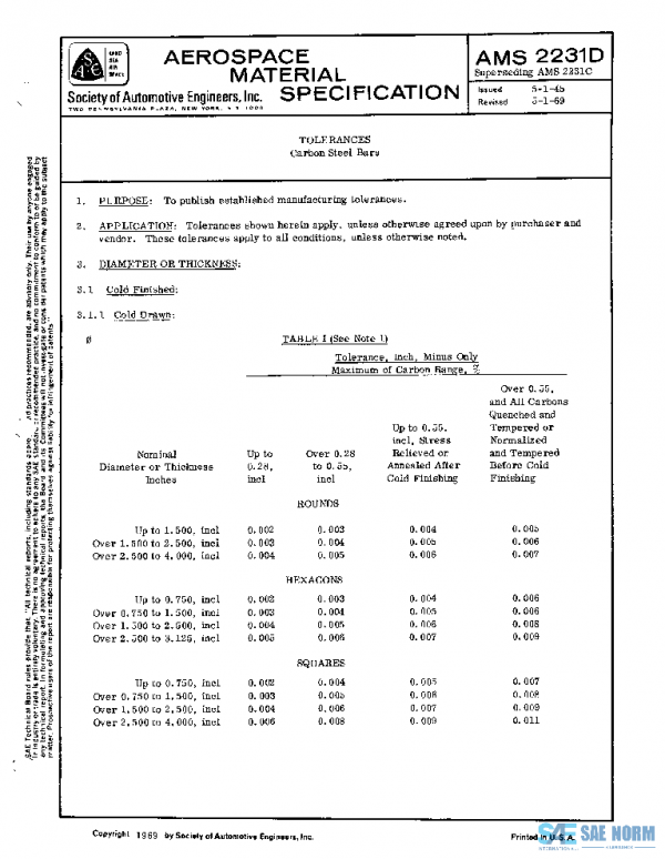 SAE AMS2231D PDF