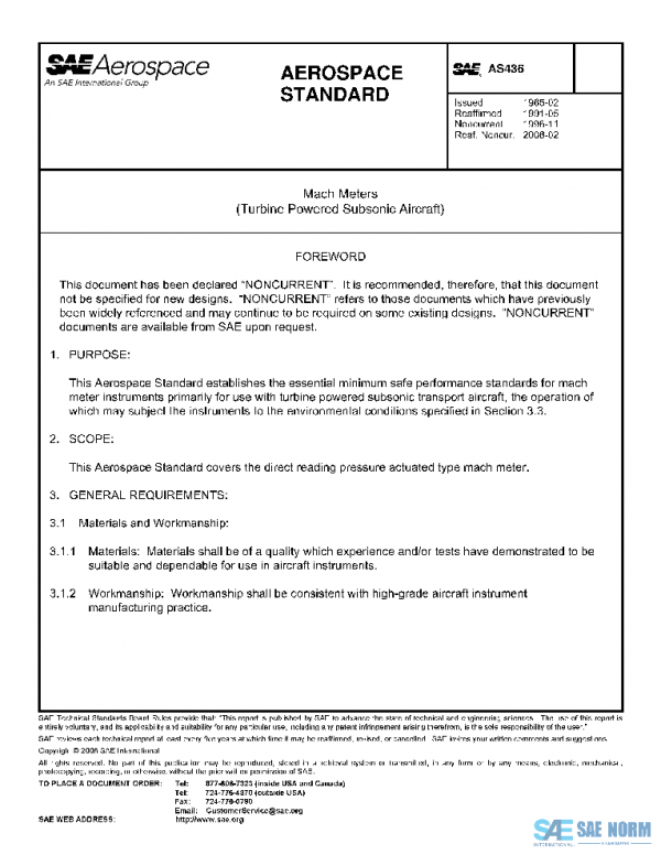 SAE AS436 PDF