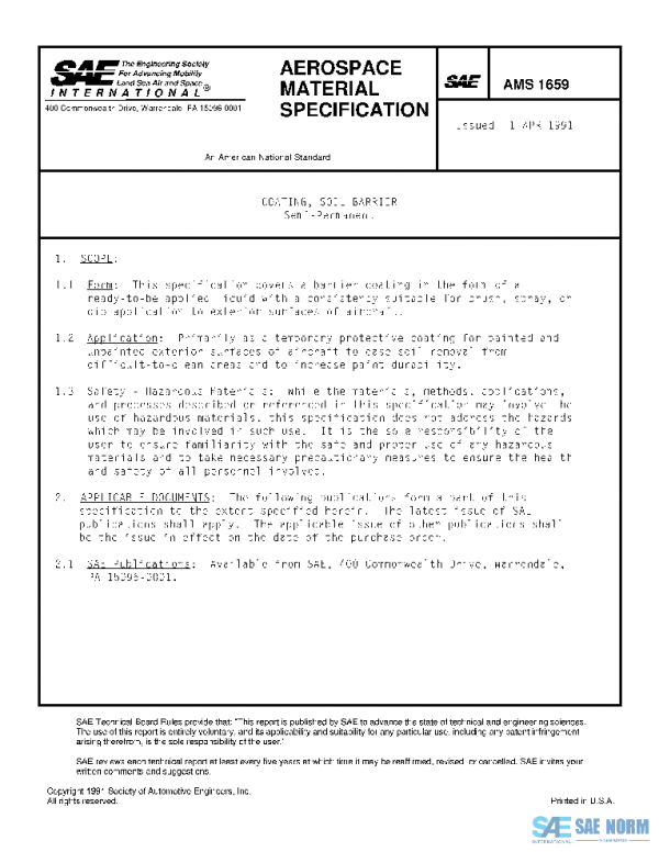 SAE AMS1659 PDF