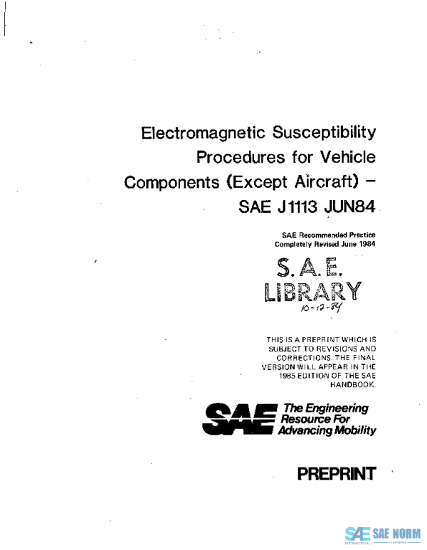 SAE J1113_198406 PDF