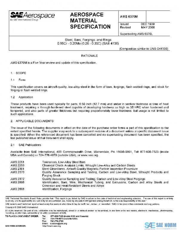 SAE AMS6370M PDF