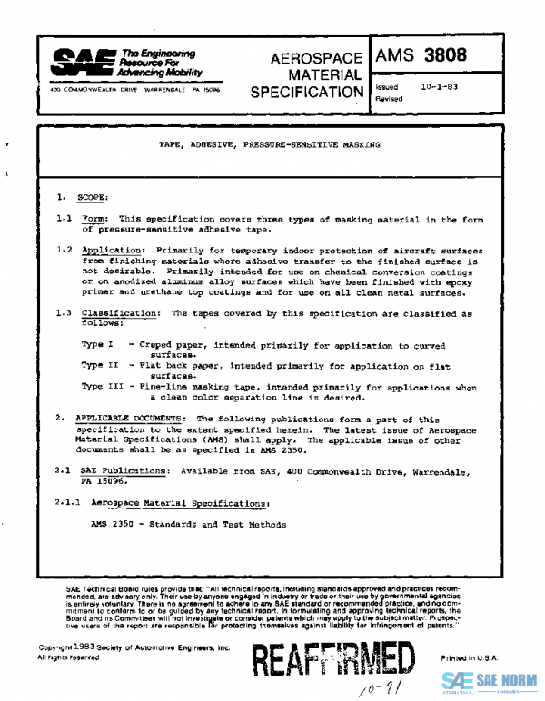 SAE AMS3808 PDF