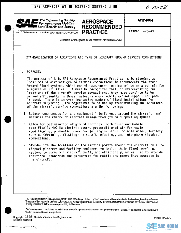SAE ARP4084 PDF