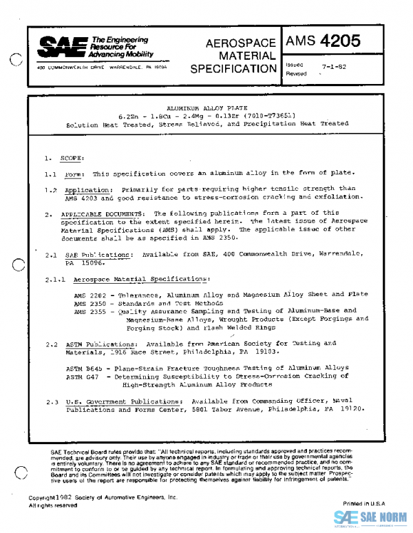 SAE AMS4205 PDF