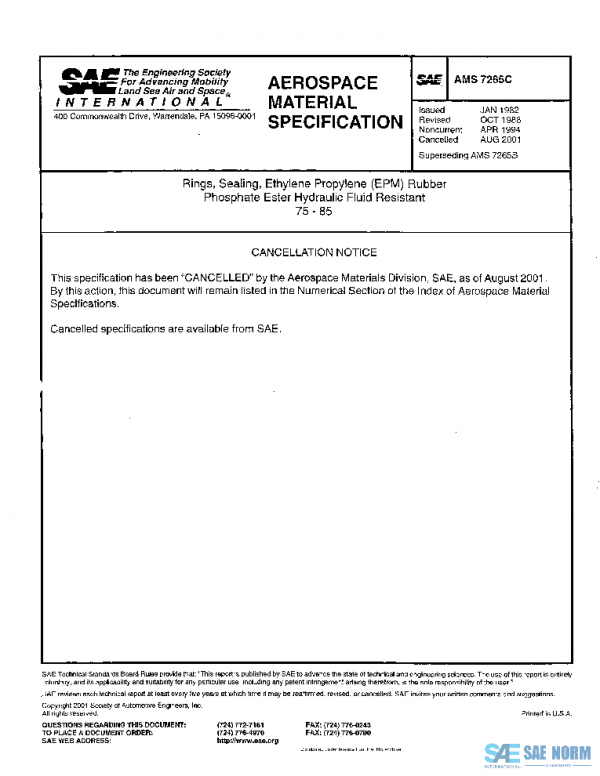 SAE AMS7265C PDF SAE AMS7265C PDF