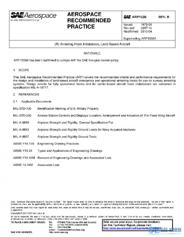 SAE ARP1538B PDF