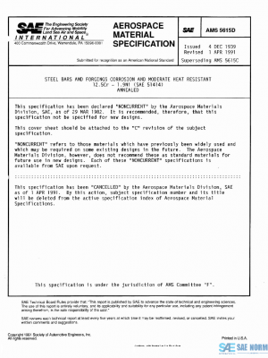 SAE AMS5615D PDF