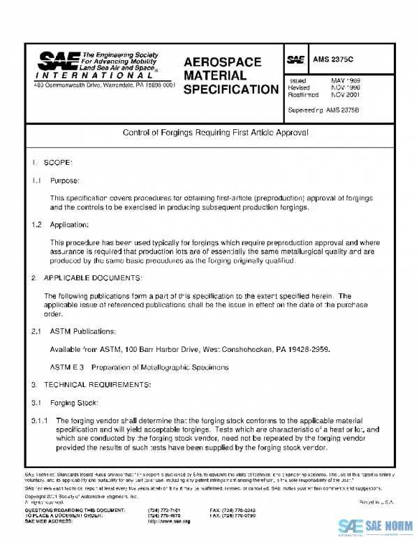 SAE AMS2375C PDF
