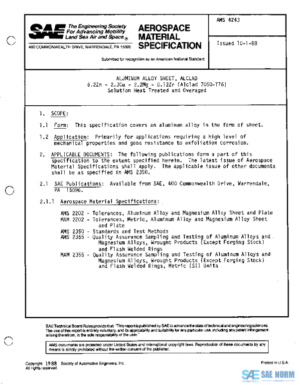 SAE AMS4243 PDF