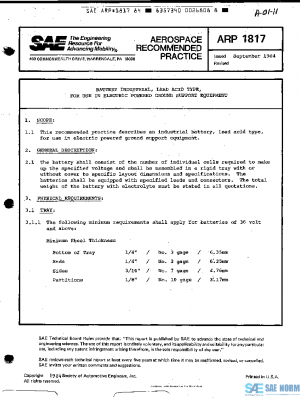 SAE ARP1817 PDF