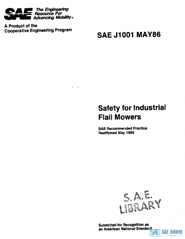 SAE J1001_198605 PDF