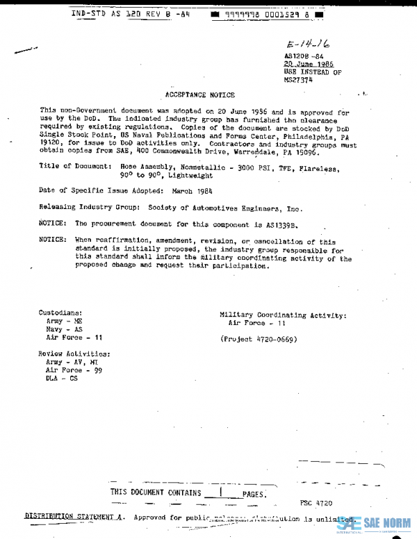 SAE AS120B PDF SAE AS120B PDF