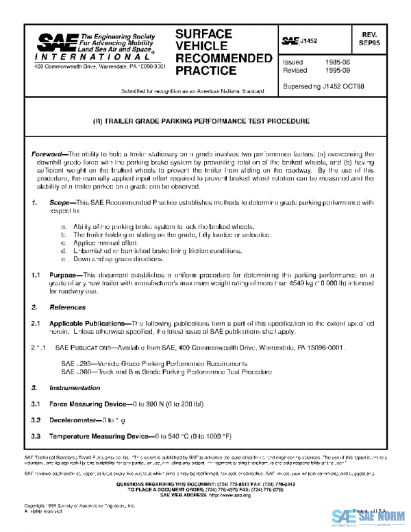 SAE J1452_199509 PDF