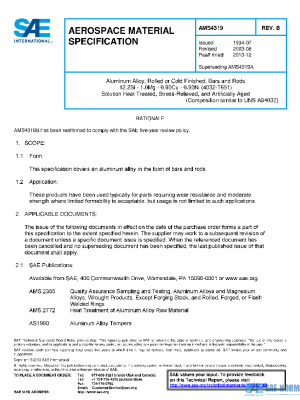 SAE AMS4319B PDF