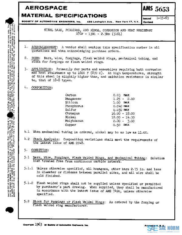 SAE AMS5653 PDF
