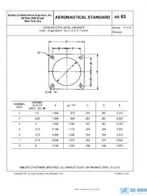 SAE AS63 PDF SAE AS63 PDF