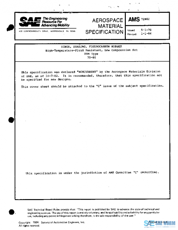 SAE AMS7280C PDF SAE AMS7280C PDF