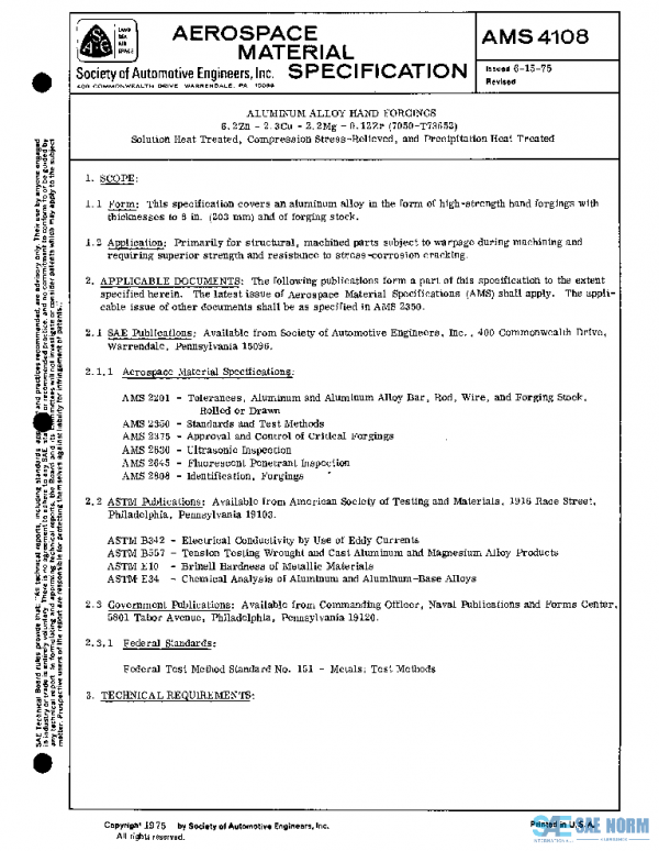 SAE AMS4108 PDF