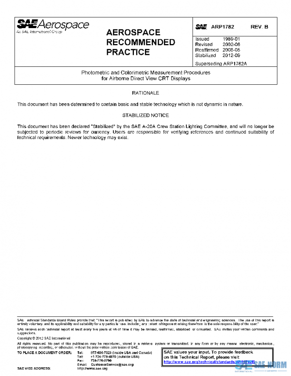 SAE ARP1782B PDF