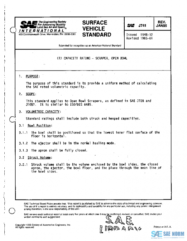 SAE J741_198501 PDF