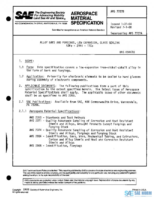 SAE AMS7727B PDF