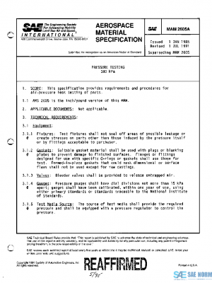 SAE MAM2605A PDF