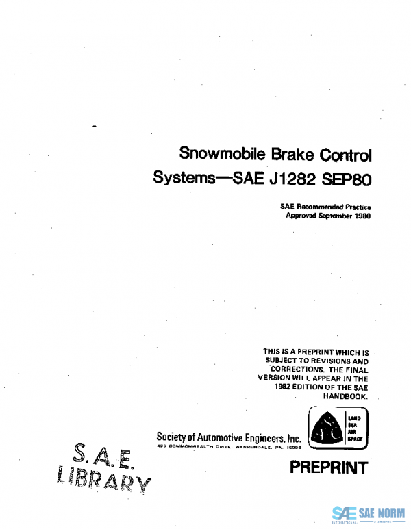 SAE J1282_198009 PDF SAE J1282_198009 PDF