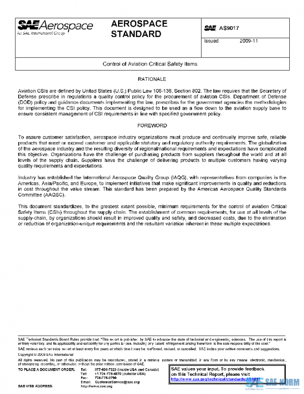SAE AS9017 PDF