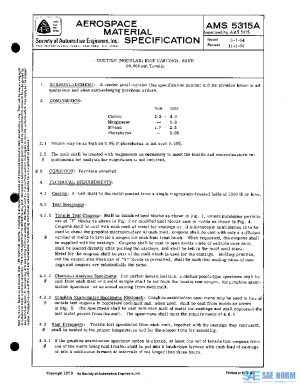 SAE AMS5315A PDF
