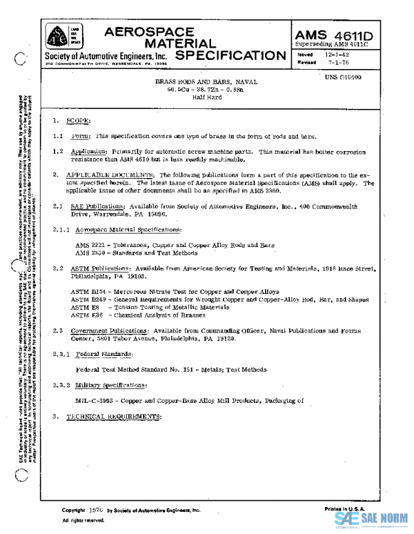 SAE AMS4611D PDF